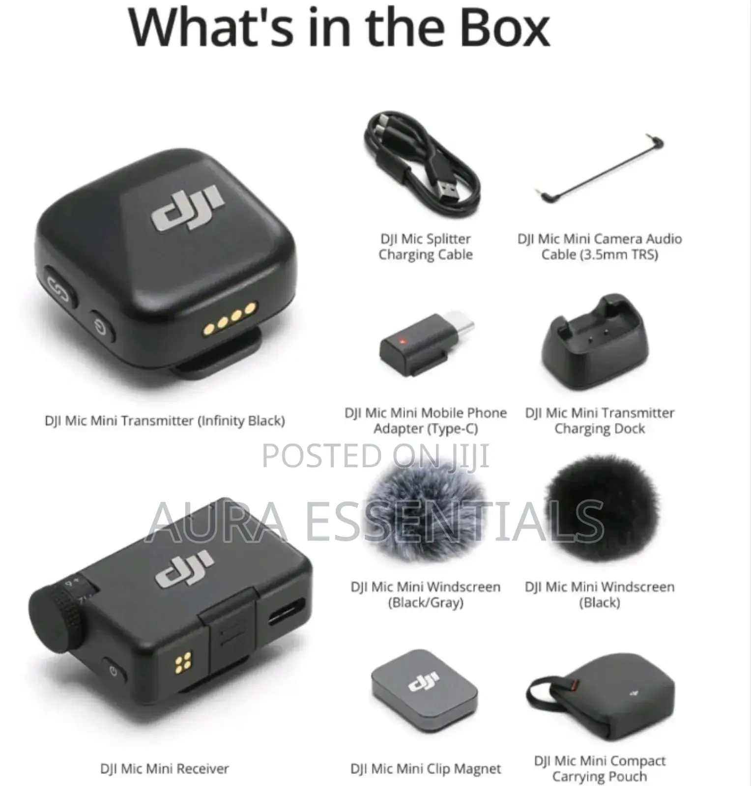 Dji Mic Mini 400m Wireless Lavalier Microphone Detail-Rich Audio