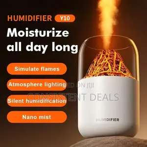 Portable Mini Volcano Usb Humidifier - 300ml