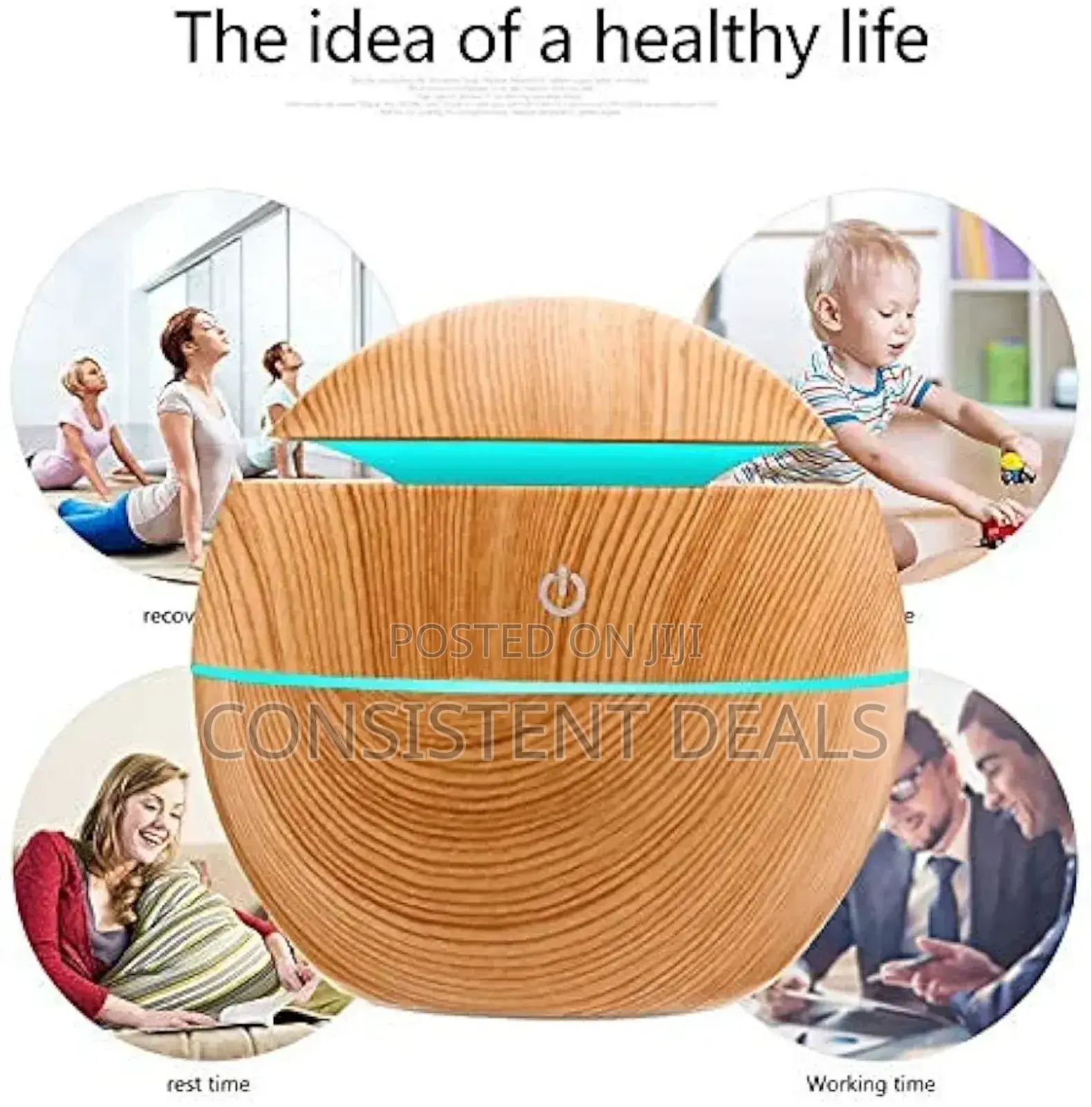 Usb Air Humidifier ,Free Filter Wood Grain Air Purifier