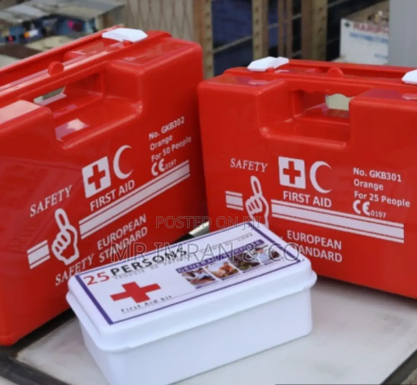 50 People Commercial First Aid Kits for Workplaces and Public Spaces.