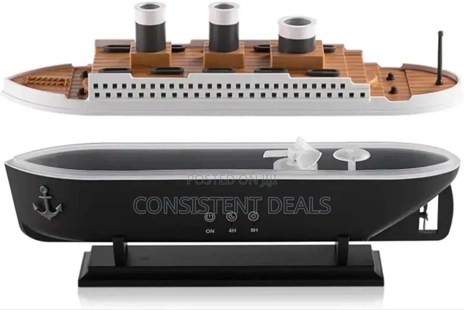 Titanic Ship Air Humidifier 250ml | Essential Oil Diffuser