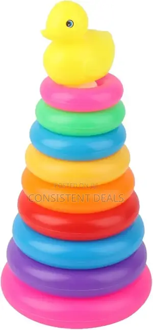 Muted Of Toys Children's Ring Throwing And Size Matching Game