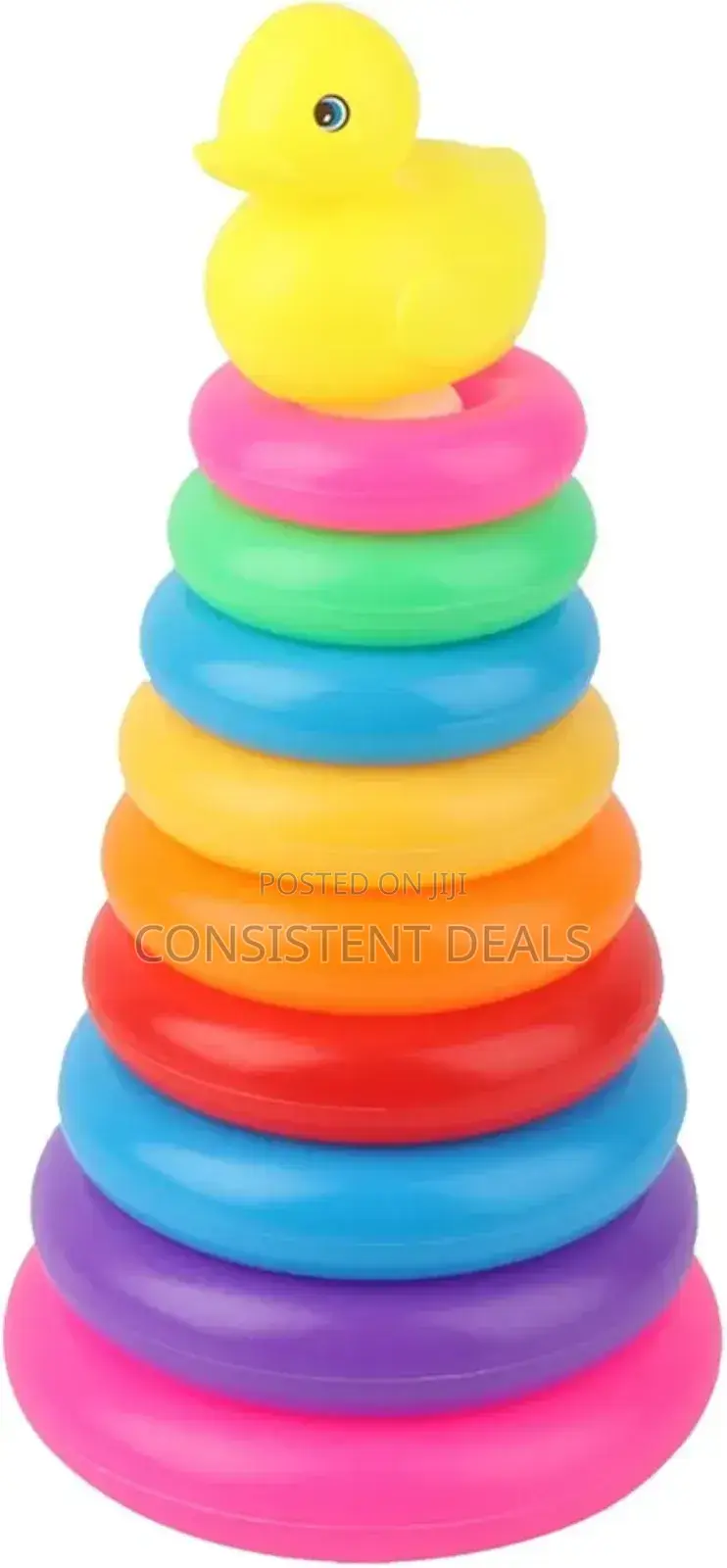 Muted Of Toys Children's Ring Throwing And Size Matching Game