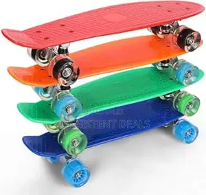 Mini Cruiser Skateboard 23'' Plastic Cruiser Complete Skateboard