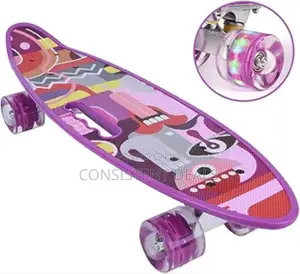 Skateboard, Kids Skateboard, Portable Pu Sports Skateboard For Kids