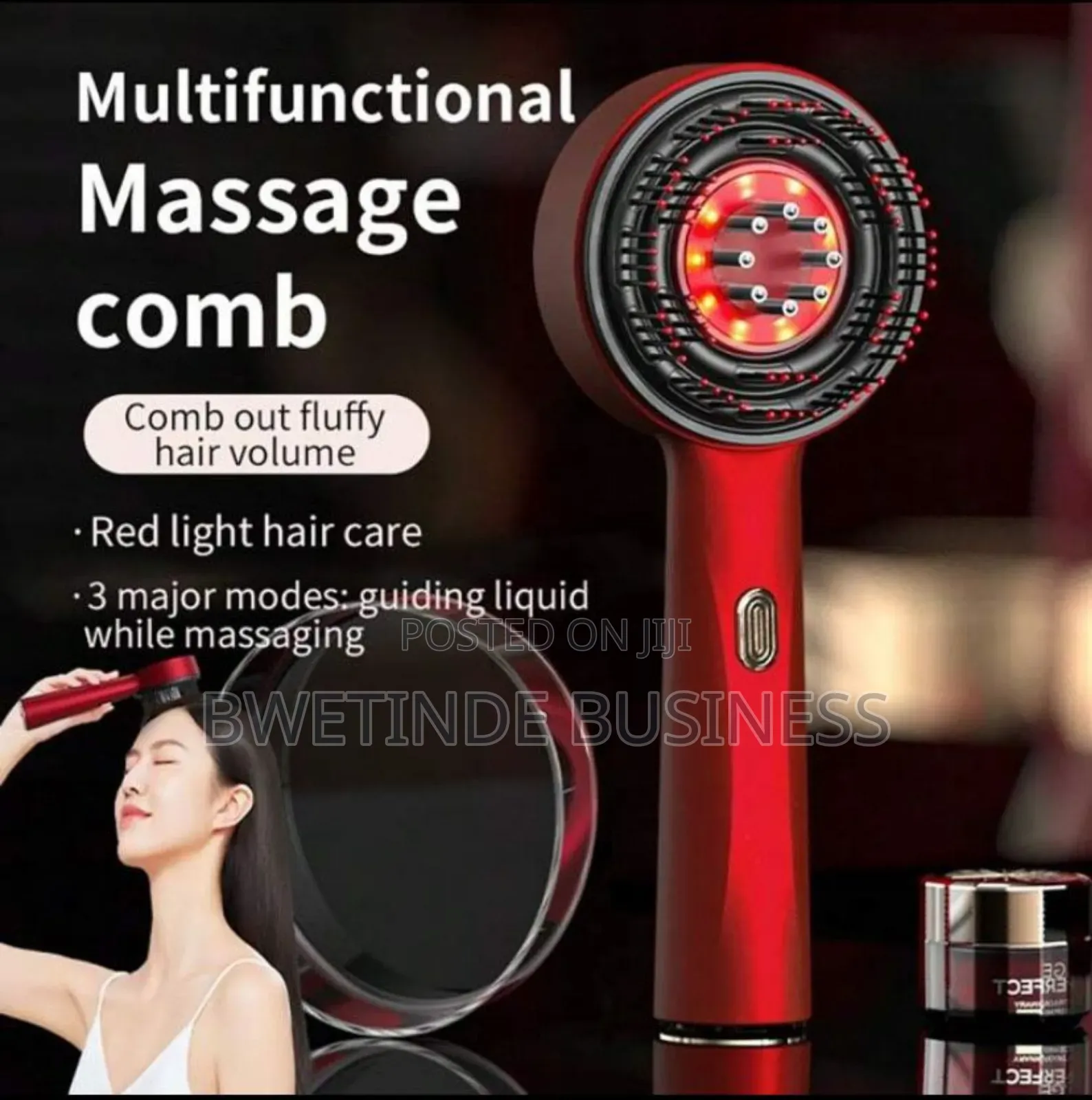 Red Light Therapy Scalp Massager Hair Comb