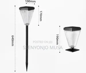 Neelux Led Solar Garden Lights – Outdoor/Compound With Auto On/Off