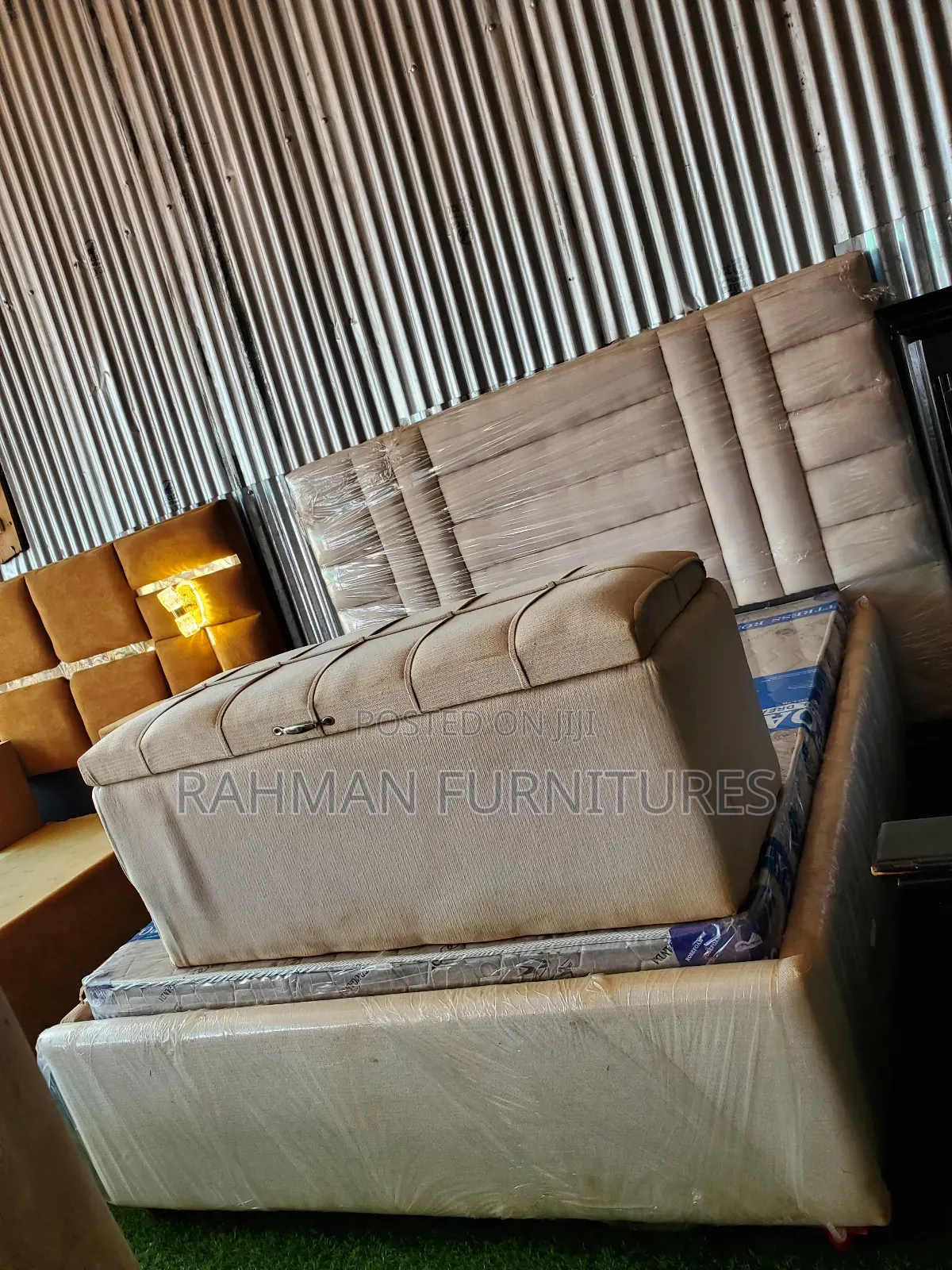 Five by Six Bed With Ottoman