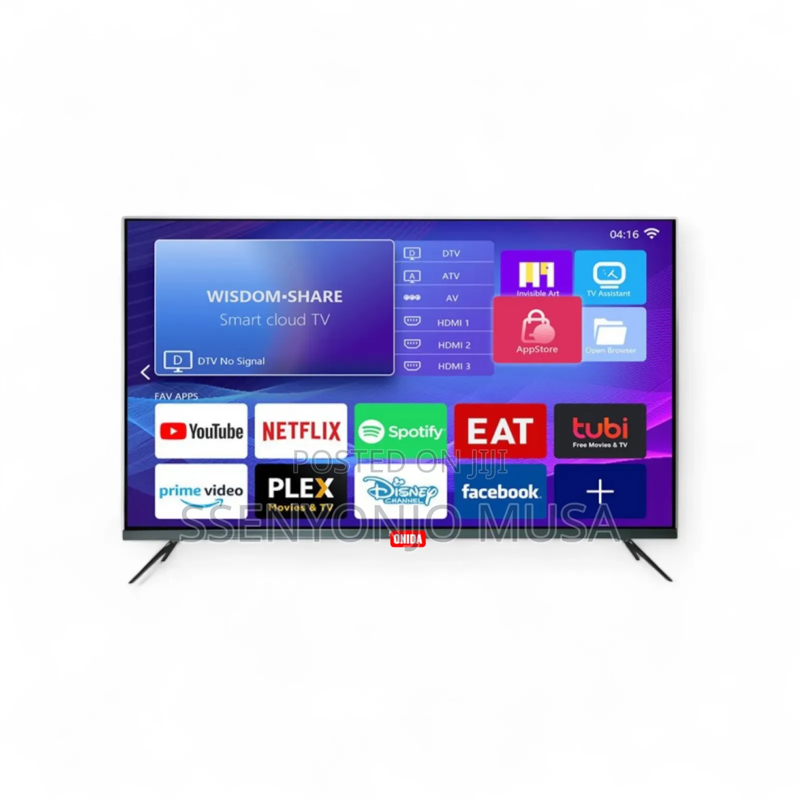 Önida Smart Tv 32-Inch 32f1 Frameless Android 14 – Quad Core, Hdmi