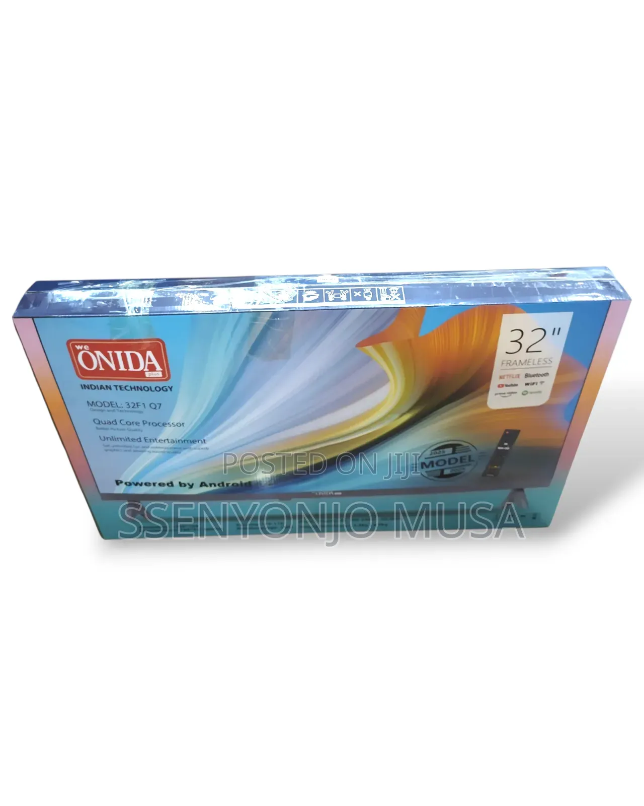 Önida Smart Tv 32-Inch 32f1 Frameless Android 14 – Quad Core, Hdmi