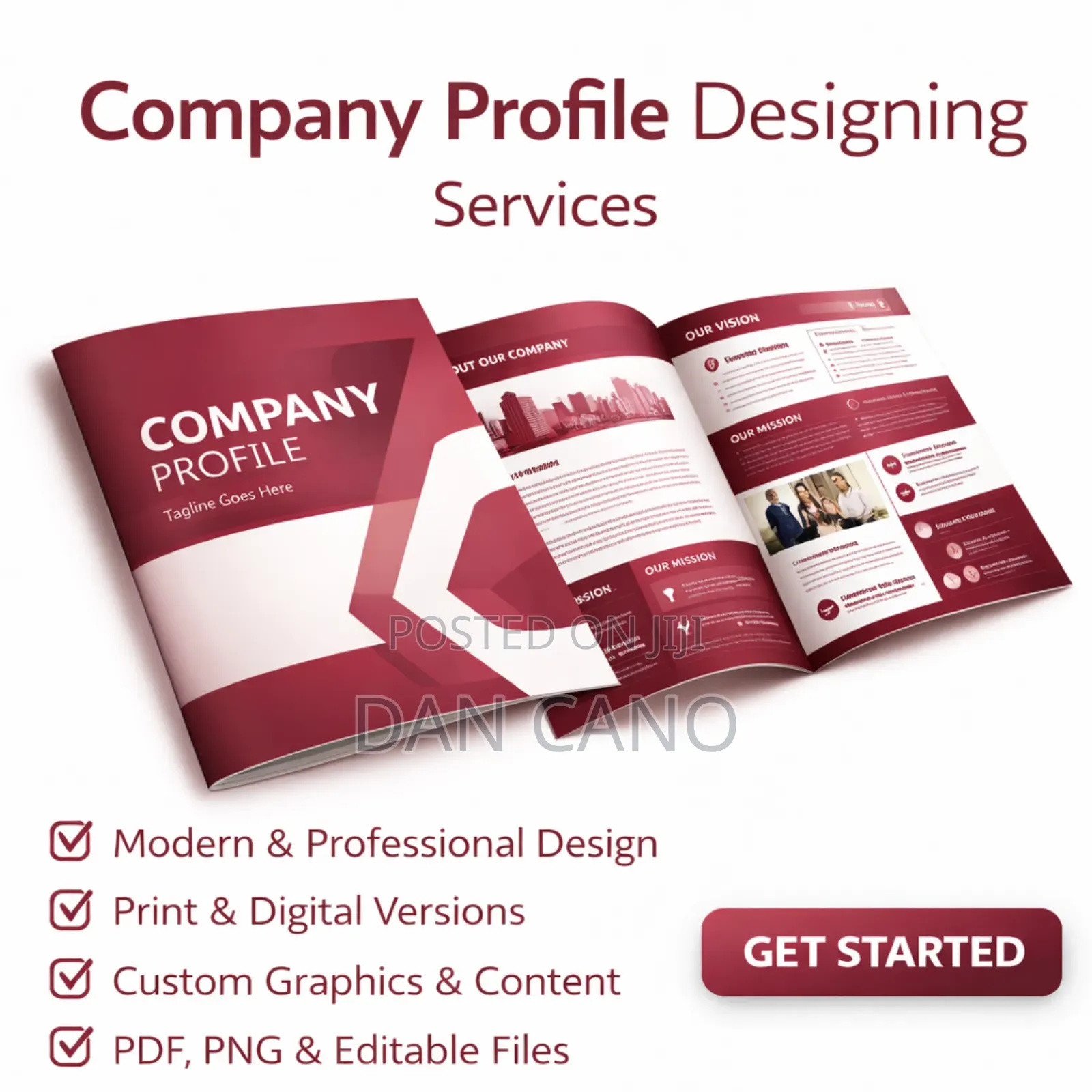 Company Profile Designing Services Uganda