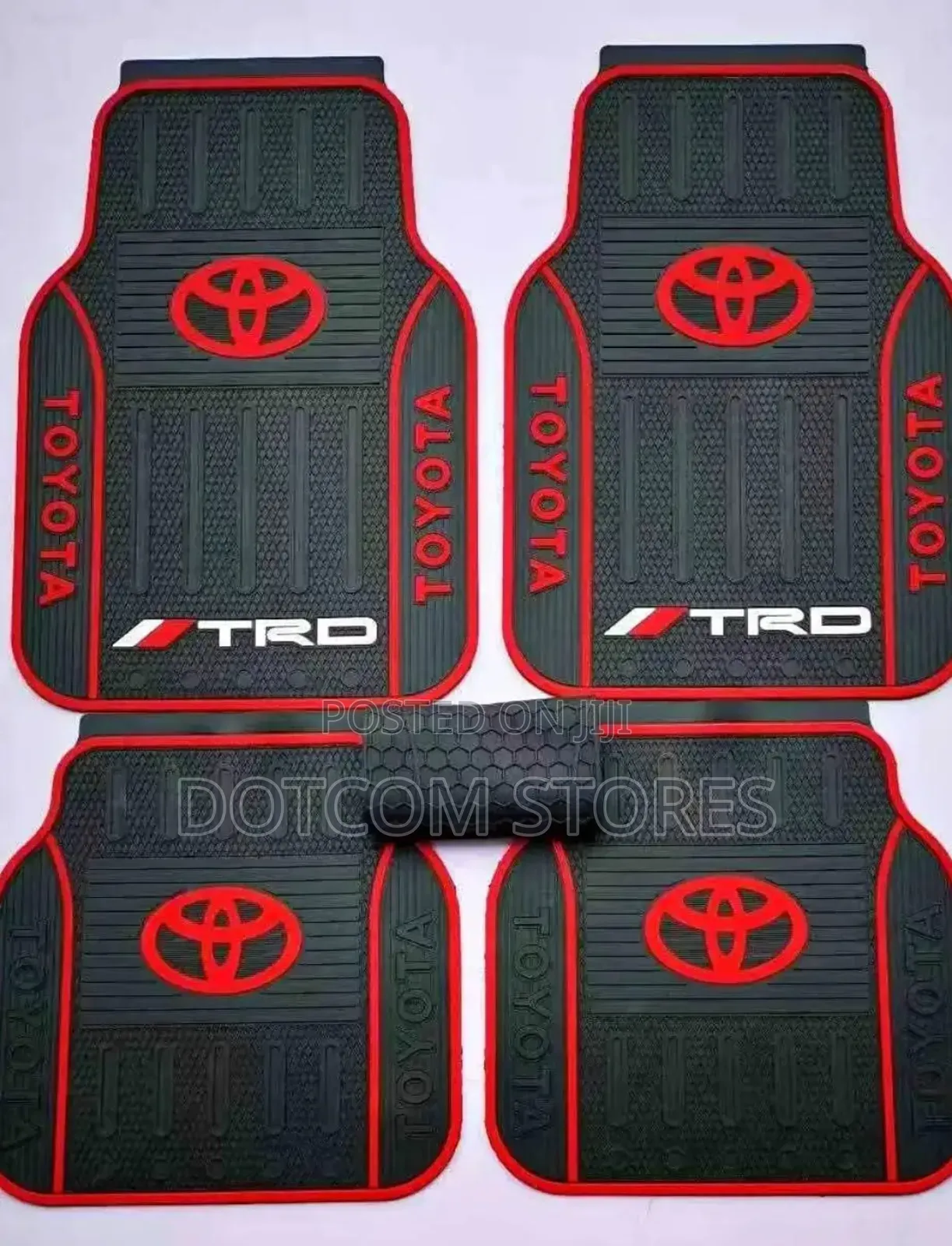 Toyota-branded Trd Heavy-duty Rubber Car Floor Mats