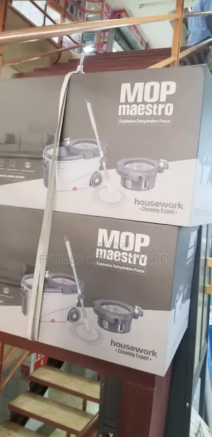 Spin Mopper and Bucket