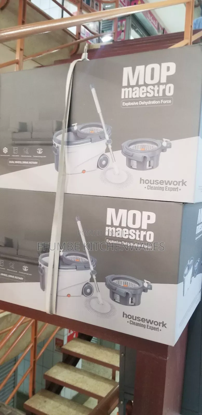 Spin Mopper and Bucket
