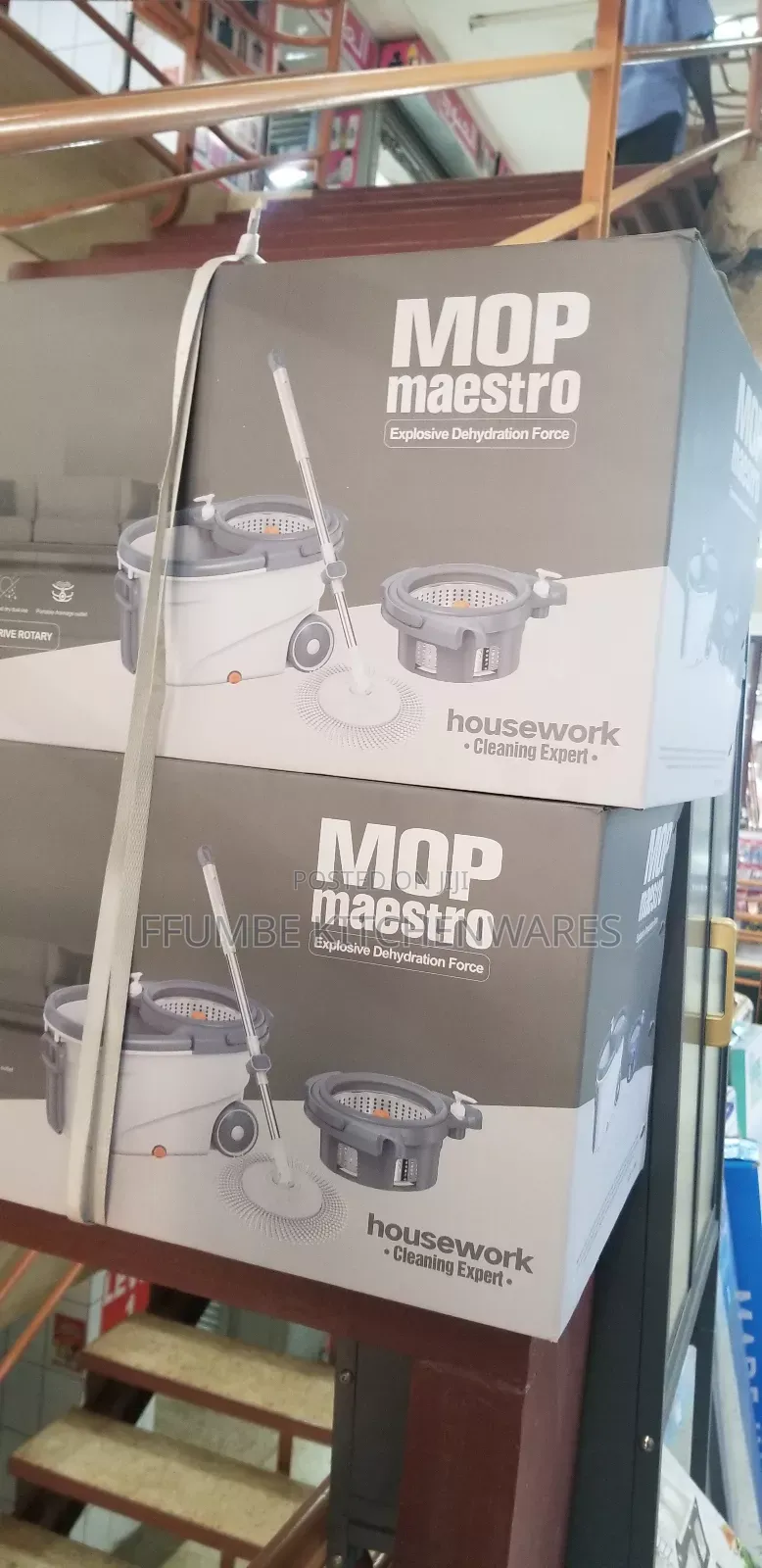 Spin Mopper and Bucket
