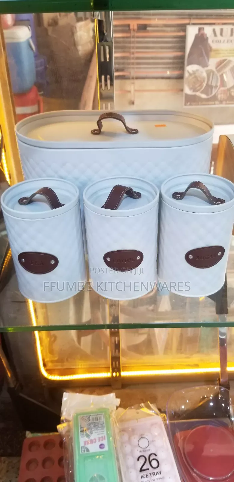 Bread Bin and Canister Set