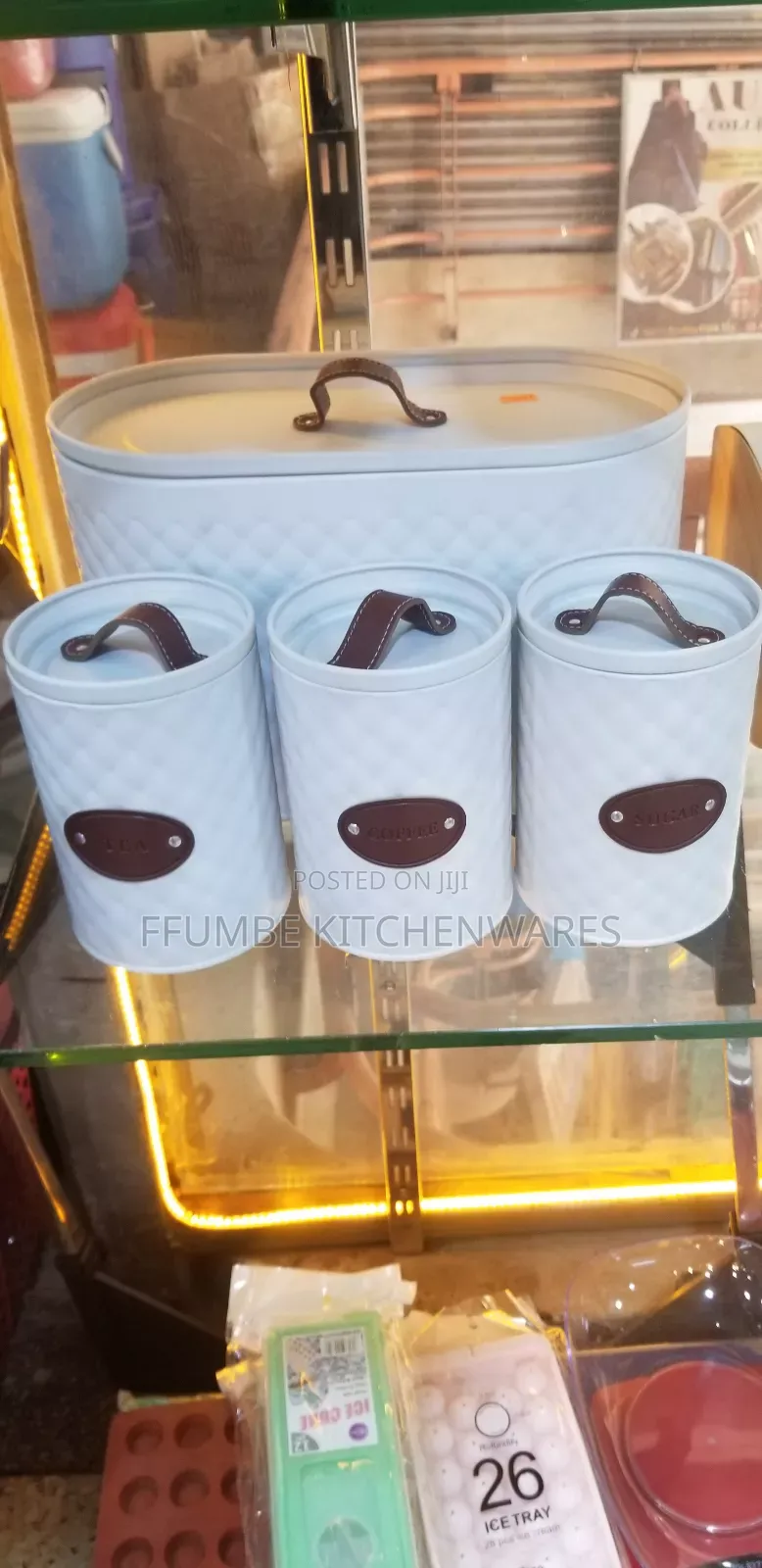 Bread Bin and Canister Set