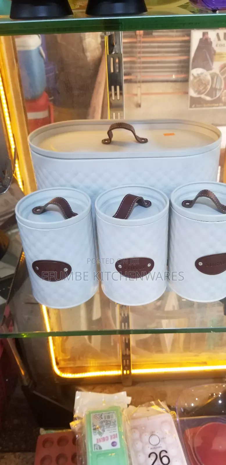 Bread Bin and Canister Set