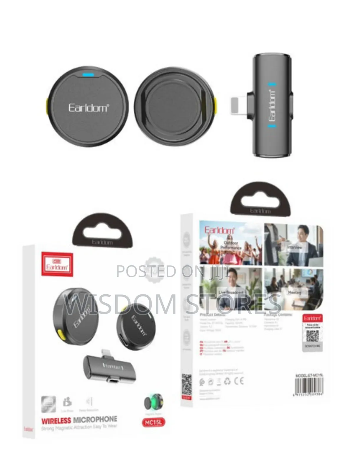 Wireless Lavalier Lapel Microphone for iPhone