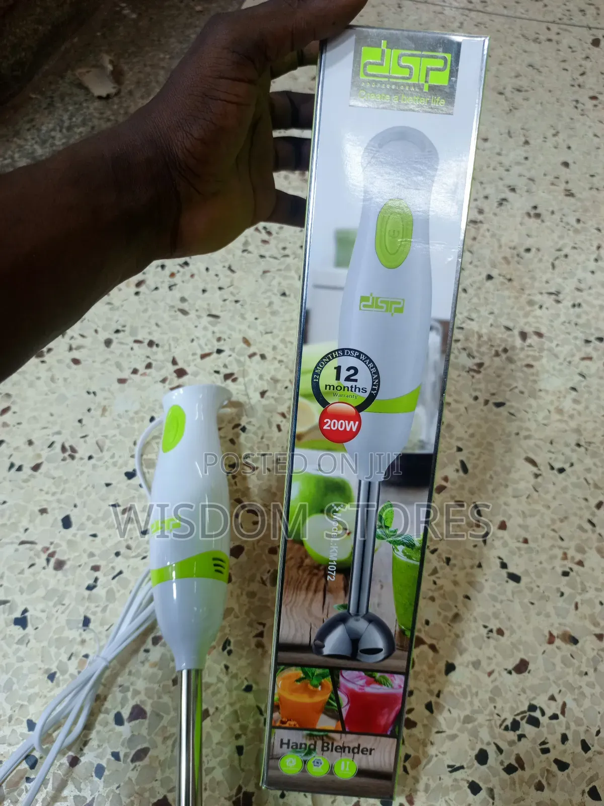 DSP Hand Blender, Model Number Km1072.