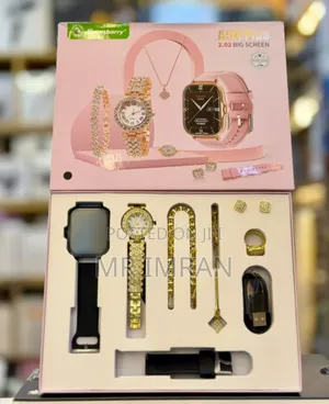 Barry A58 Plus 7-in-1 Smartwatch and Jewelry Gift Set