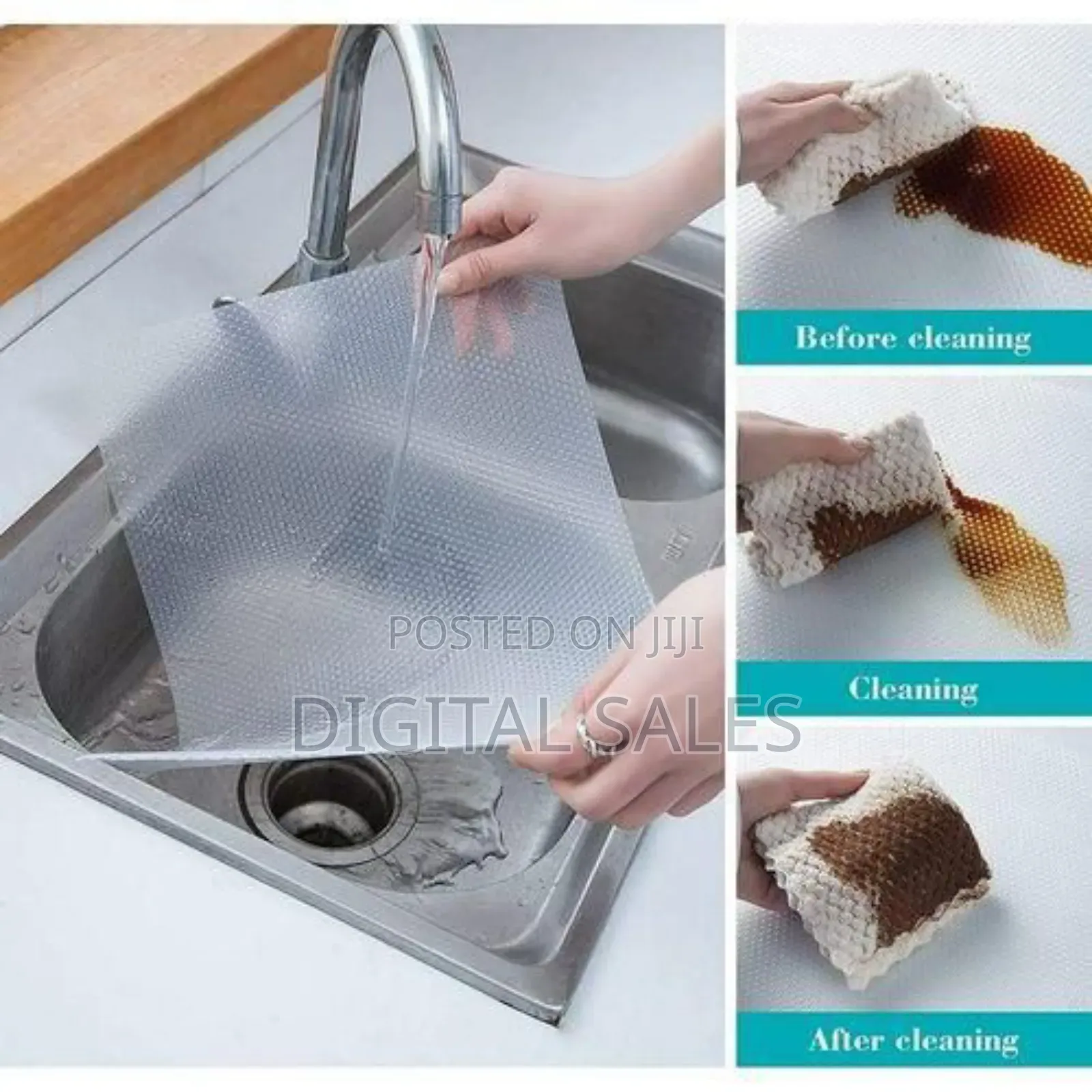 12-Piece Set of Multi-Purpose Refrigerator Mats