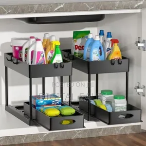 Two-tier Under-sink / Cabinet Pull-out Organizer Set