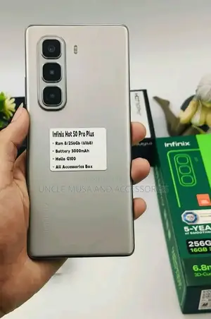 New Infinix Hot 50 Pro+ 4G 256 GB Gray
