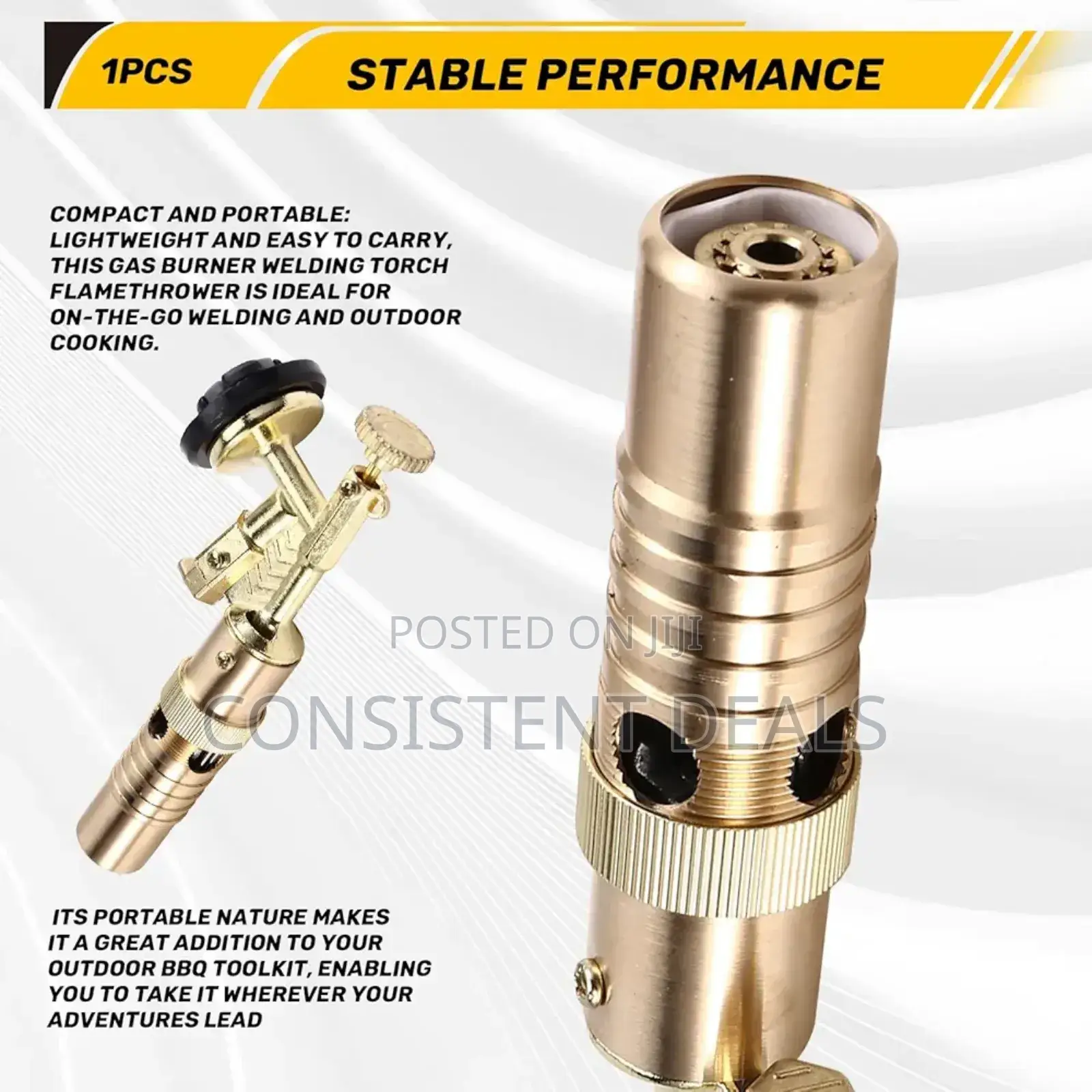 Thrower Portable Adjustable Copper Welding Gas Burner