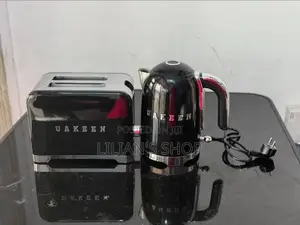 Uakeen Electric Kettle and Matching Toaster Set