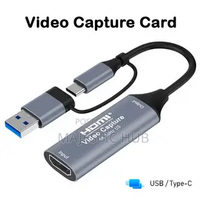 2-in-1 Usb 3.0 Hdmi Video Capture Card – Usb/Type-C
