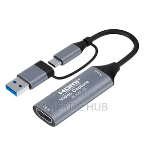 2-in-1 Usb 3.0 Hdmi Video Capture Card – Usb/Type-C