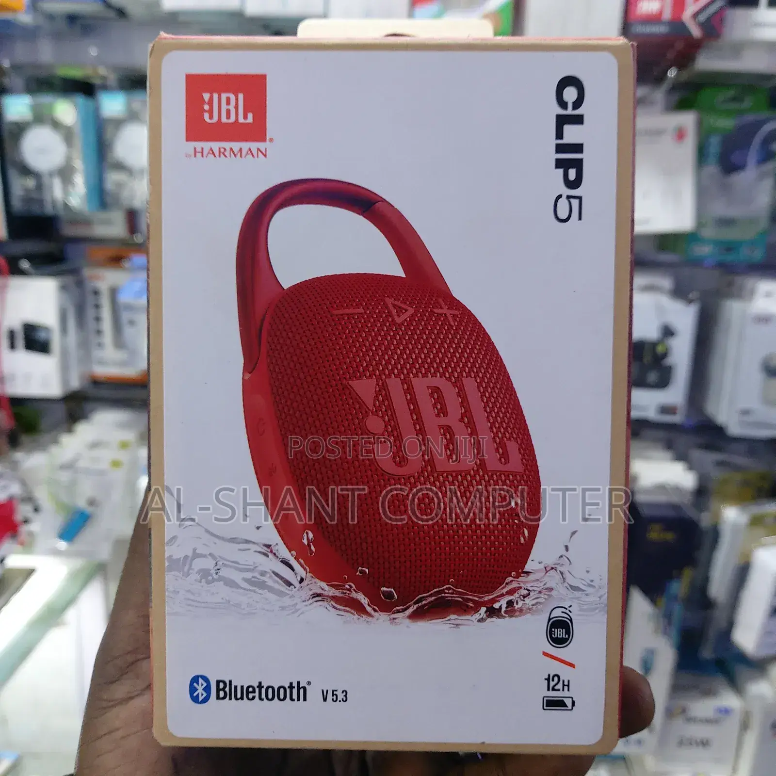 JBL Clip 5 Portable Bluetooth Speaker