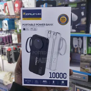 Zirumax 10000mah Portable Power Bank
