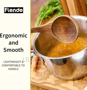 8pcs Flende Premium Wooden Kitchen Utensils Set