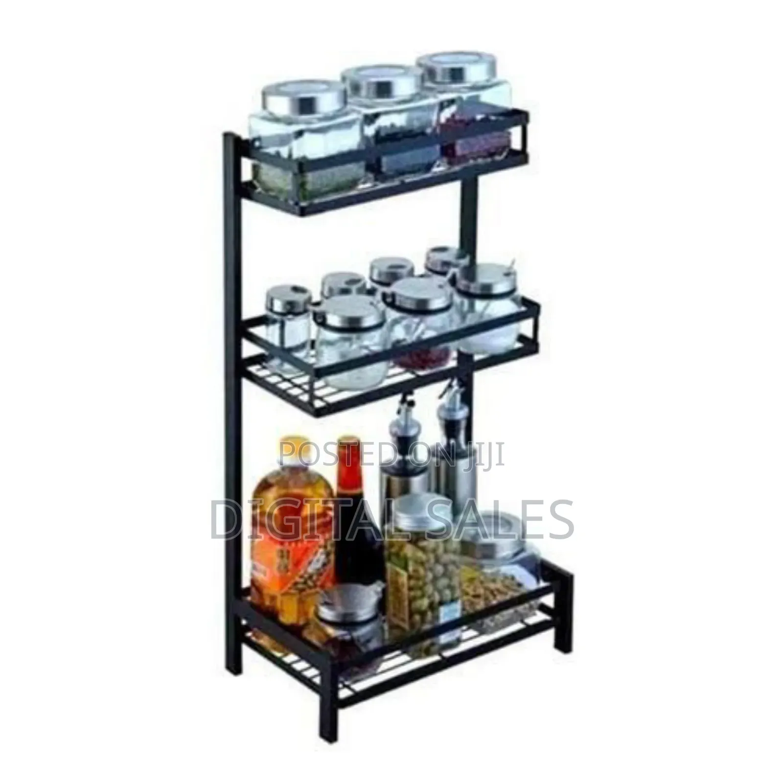 Three-tier Multi-functional Kitchen Organizer Rack