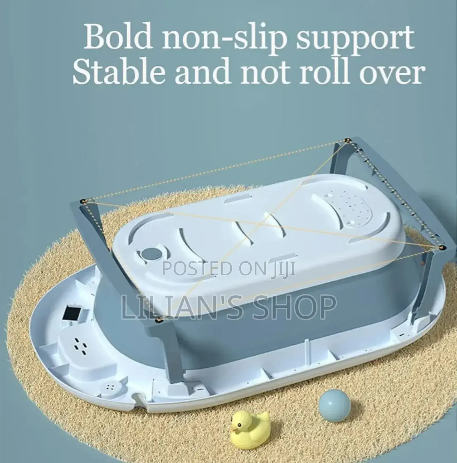 Foldable Baby Bath Tub With Intelligent Temperature Sensor