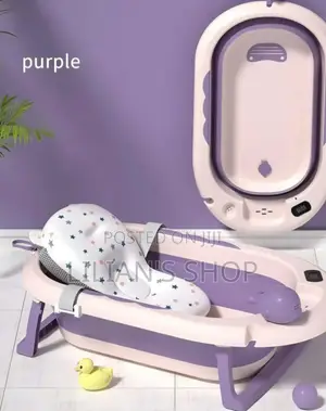 Foldable Baby Bath Tub With Intelligent Temperature Sensor