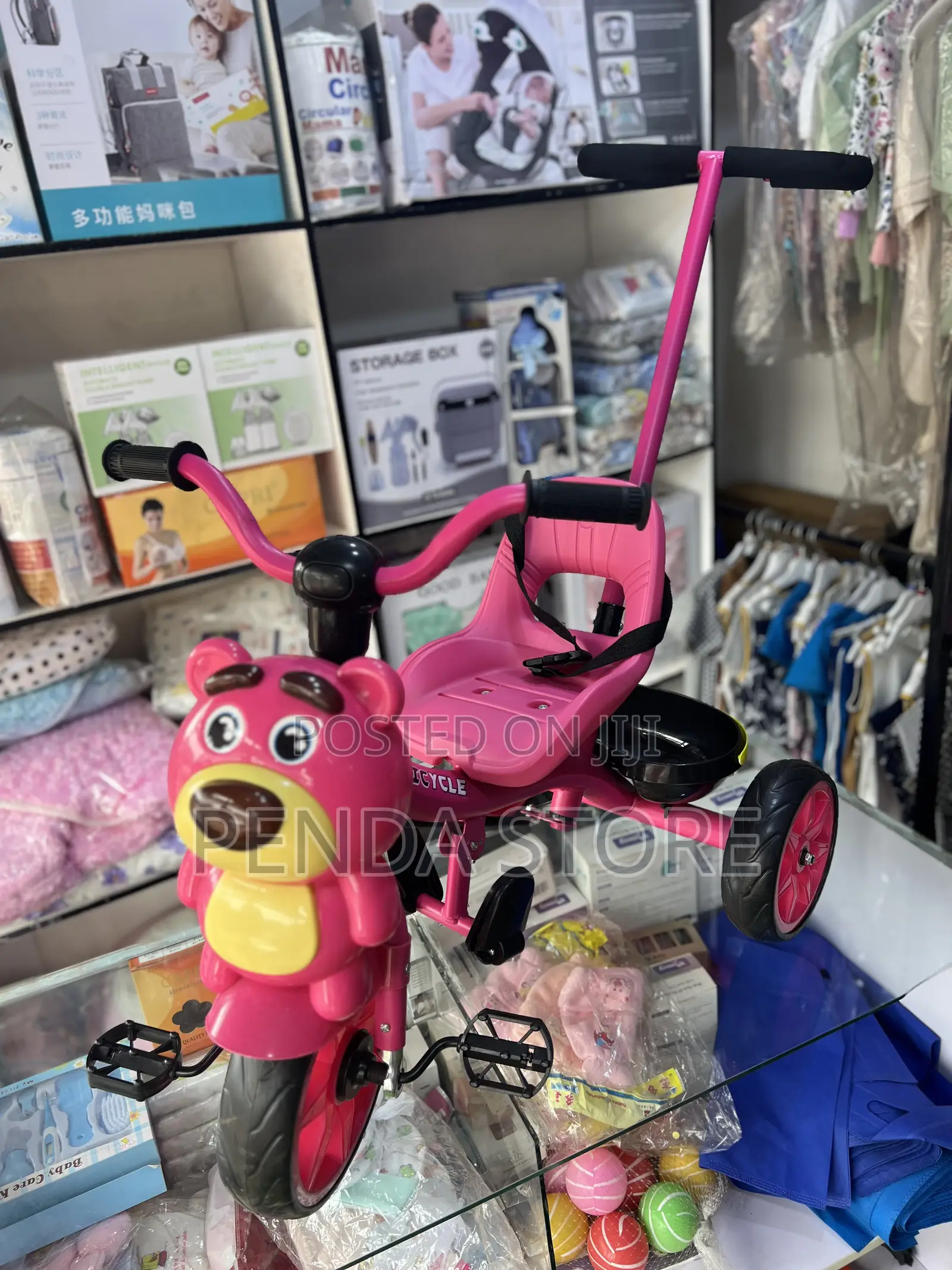 Kids Tricycle With Pushhandle|All-Terrain Kidstricycle With Pushhandle