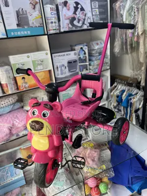 Kids Tricycle With Pushhandle|All-Terrain Kidstricycle With Pushhandle