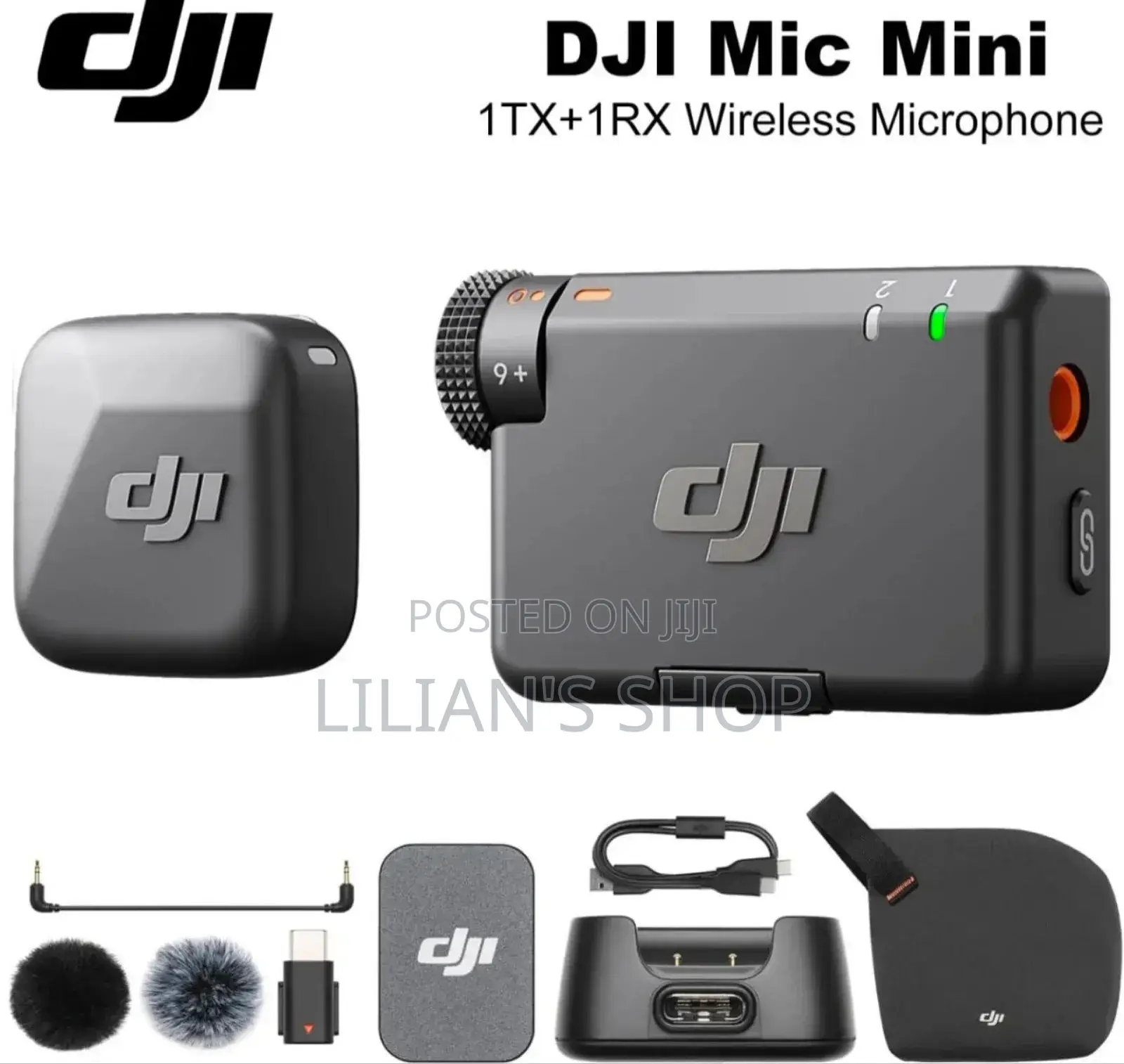 Dji Mic Mini 400m Wireless Lavalier Microphone Detail-Rich Audio