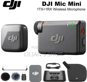 Dji Mic Mini 400m Wireless Lavalier Microphone Detail-Rich Audio
