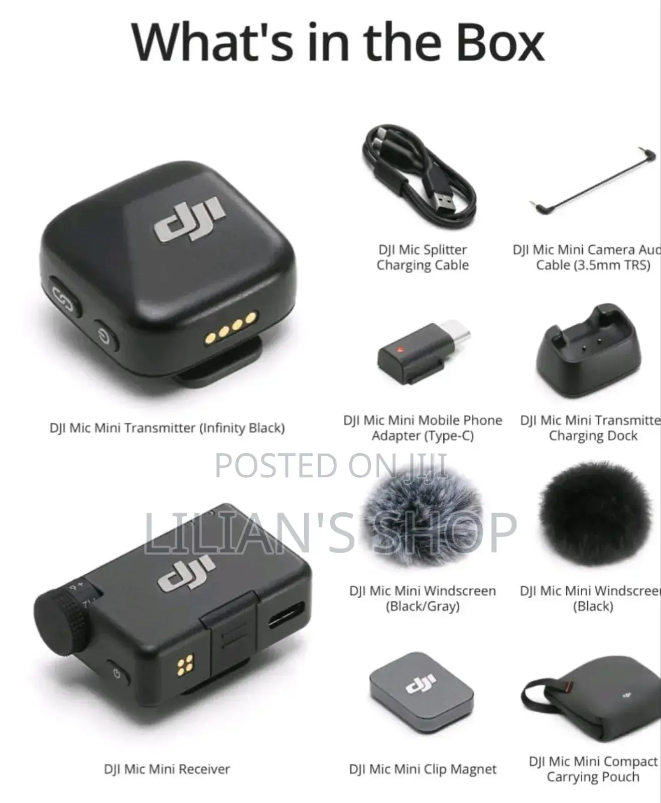 Dji Mic Mini 400m Wireless Lavalier Microphone Detail-Rich Audio
