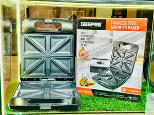 Geepas Stainless Steel Sandwich Maker