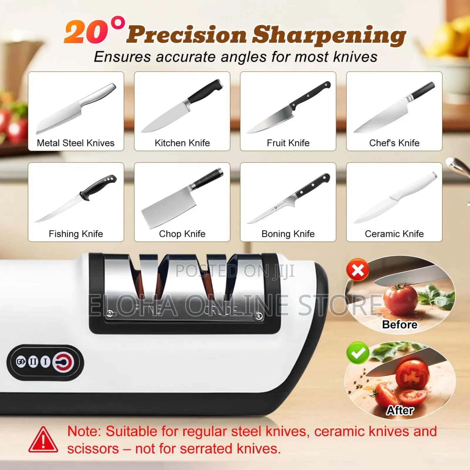 Cordless Electric Knife Sharpener