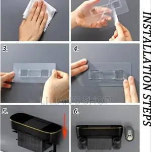 Unique Multifunctional Wall-mounted Toothbrush Holder And Organizer