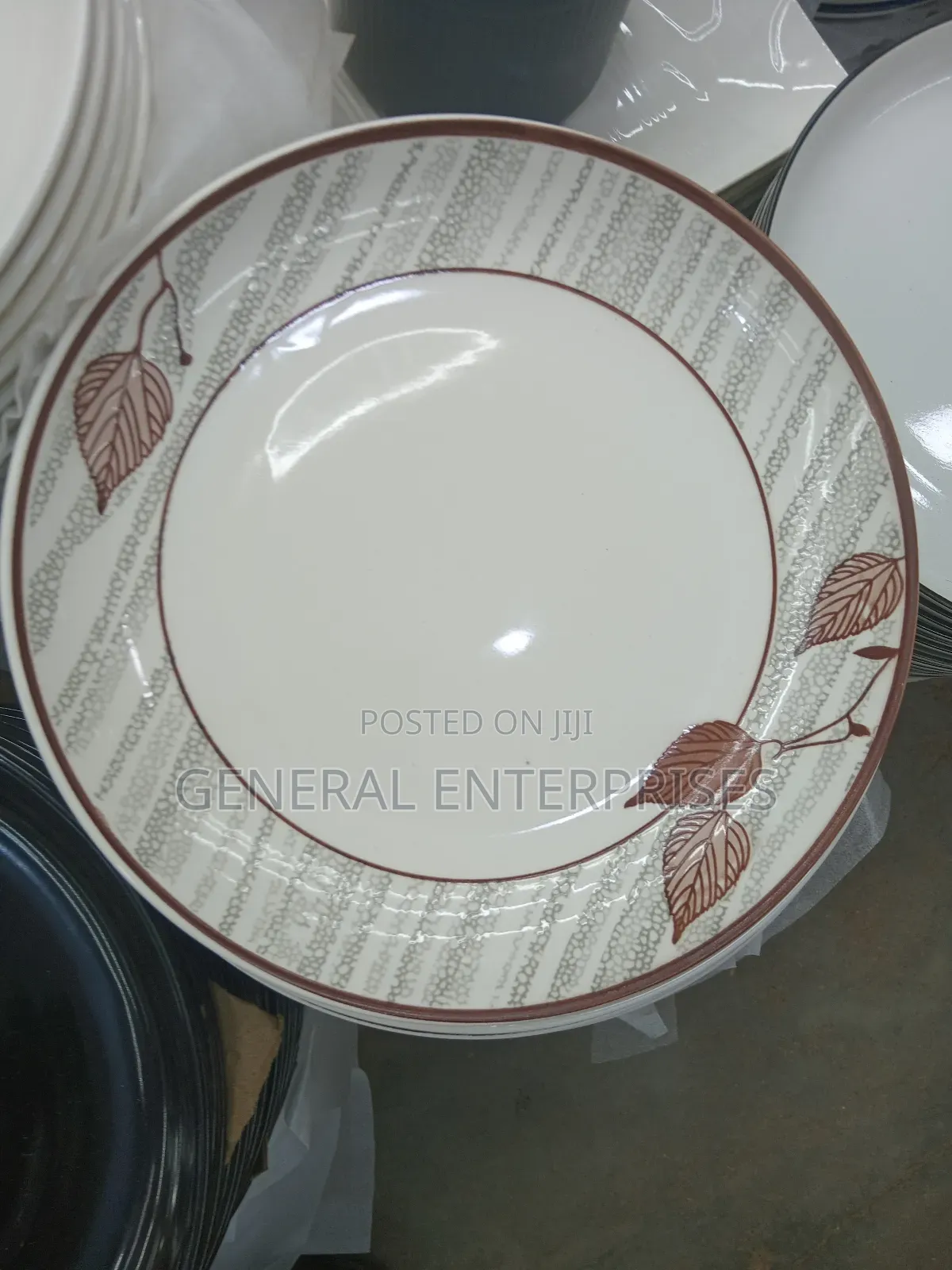 Round Melamine Plate 6pc