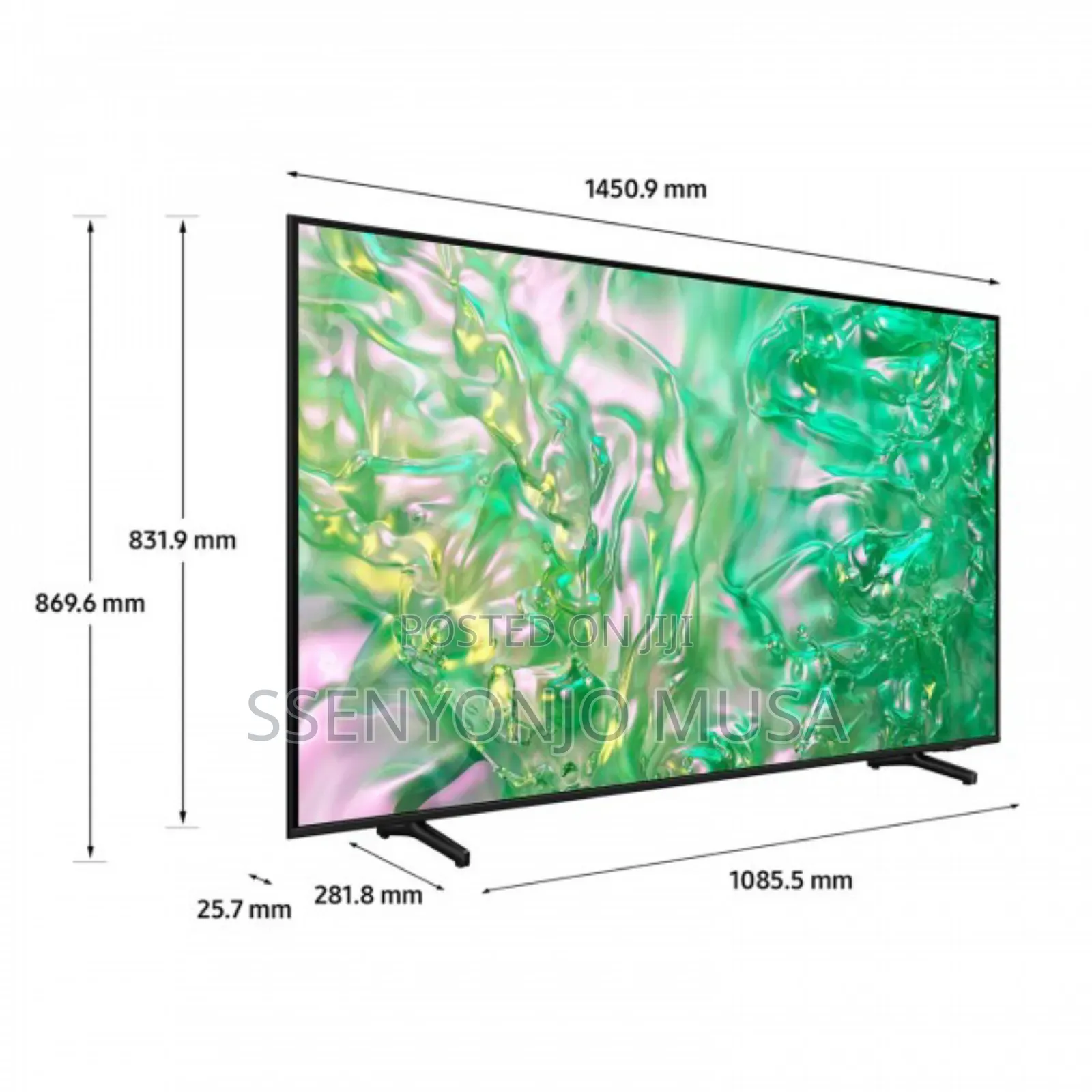 Samsung 65" Du8000 Crystal Uhd Smart Tv - Led, Hdr10+