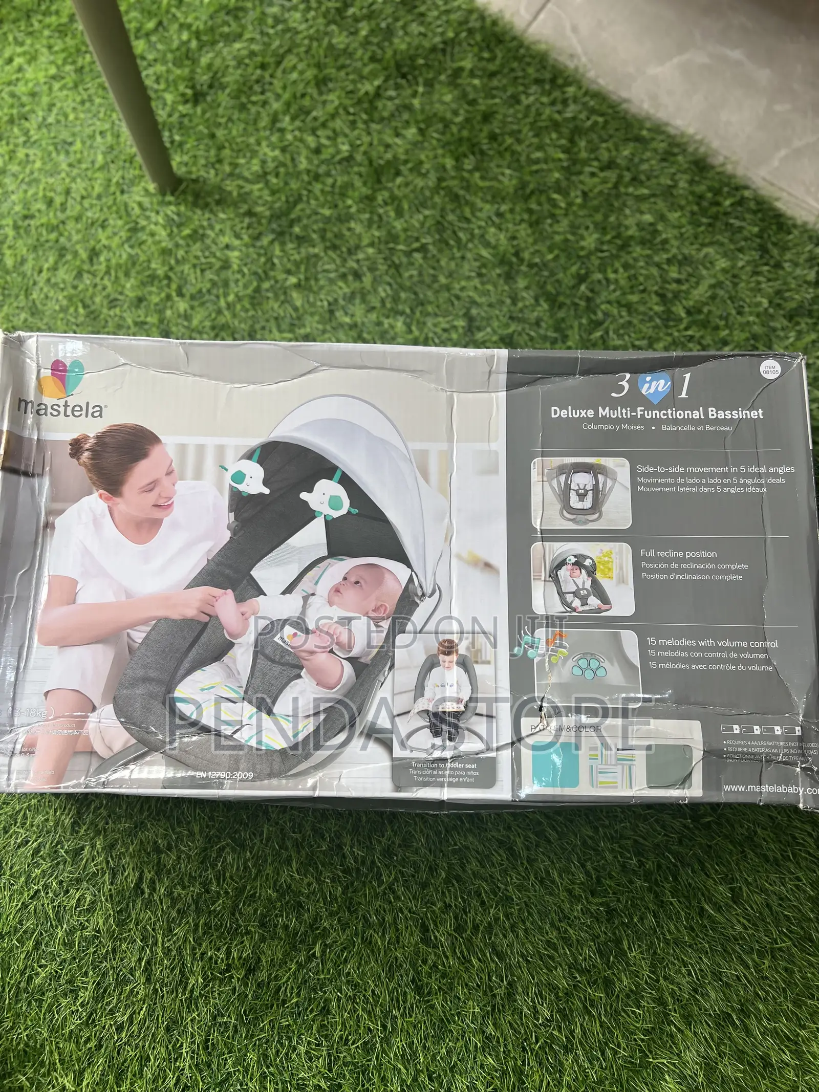 Electric Baby Swing 3in1 – Remote Control Mastela Baby Swing