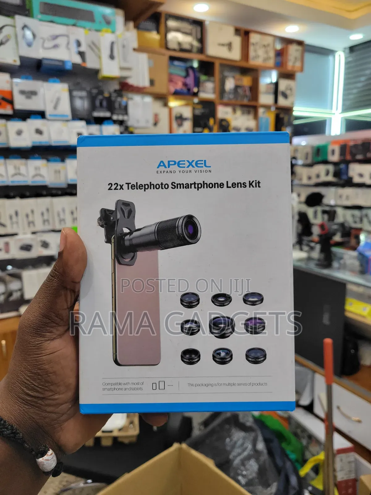 Apexel 22x Telephoto Smartphone Lens Kit,